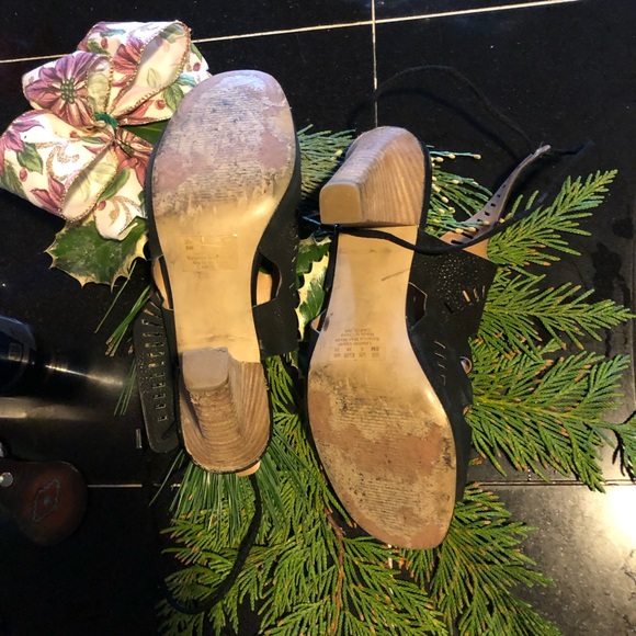 Franco Sarto Leather Heels Size 8 4” Heel Gorgeous In Good Pre-Loved Condition - Picture 11 of 11